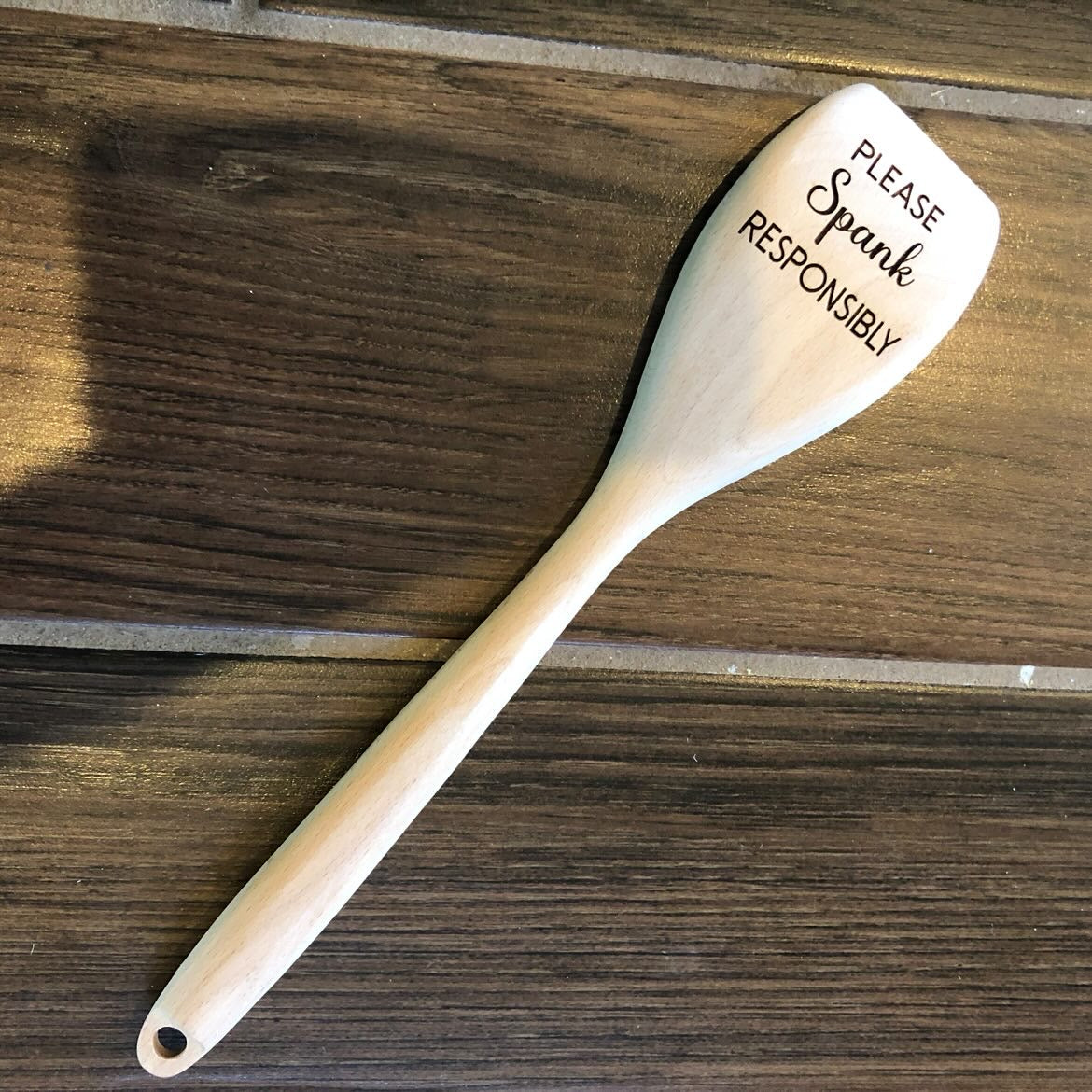Dirty Words Series Engraved Spoon